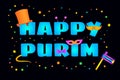 Purim english letters horizontal