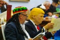 Purim in the old Abuhav synagogue, Safed Tzfat, Israel