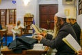 Purim in the old Abuhav synagogue, Safed Tzfat, Israel