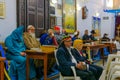 Purim in the old Abuhav synagogue, Safed Tzfat, Israel