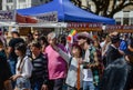 A Purim street party in Tel-aviv Israel Royalty Free Stock Photo