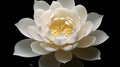 purity lotus flower white Royalty Free Stock Photo