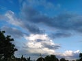 Purity sky , blue sky with white clouds, background, climate