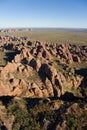 Purnululu aerial view Royalty Free Stock Photo