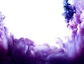 Purple abstract art