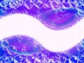 Purple abstract background with bubbles