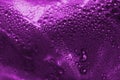 Purple abstract background from drops of water. Beautiful bright background Royalty Free Stock Photo