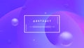 Purple abstract background with a dynamic liquid shape. Minimal fluid background for posters, placards, brochures, banners, web