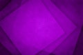 Purple abstract background with geometric square paper shapes in transparent texture layers and modern business design, elegant vi