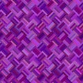 Purple abstract diagonal tile mosaic pattern background - vector floor design Royalty Free Stock Photo