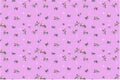 Purple abstract festive background with a pattern of stars, covered with natural snow, Royalty Free Stock Photo