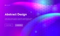 Purple Abstract Geometric Hexagon Shape Landing Page Background. Futuristic Digital Motion Gradient Pattern. Creative Royalty Free Stock Photo