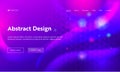 Purple Abstract Geometric Hexagon Shape Landing Page Background. Futuristic Digital Motion Gradient Pattern Royalty Free Stock Photo