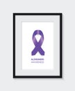 Alzheimer awareness frame