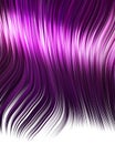 Purple anime hair Royalty Free Stock Photo