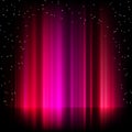 Purple aurora borealis background. EPS 8 Royalty Free Stock Photo