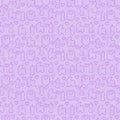 Purple Baby Tile Pattern Repeat Background