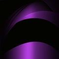 Purple background. Gradient. Black wavy horizontal lines. Night sky.