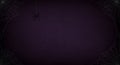 Purple background with spider webs . Halloween background Royalty Free Stock Photo