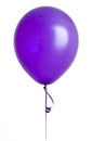 Purple Balloon on White