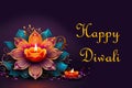 Purple Banner Diwali Festival celebration.