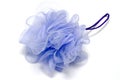 Purple bath puff Royalty Free Stock Photo