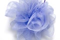 Purple bath puff Royalty Free Stock Photo