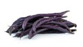 Purple bean on white background