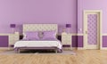 Purple bedroom