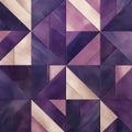 Purple And Beige Geometric Wallpaper With Realistic Texture And Vibrant Color Blocks