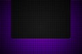 Purple and black carbon fiber. two tone metal background and texture Royalty Free Stock Photo