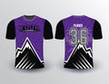 Purple black hilly theme shirt