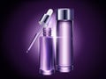 Purple blank container set