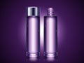 Purple blank container set