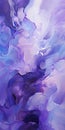 Purple And Blue Abstract Painting On Iphone