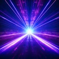 Purple and Blue Background With Light Streaks Royalty Free Stock Photo