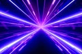 Purple and Blue Background With Light Streaks Royalty Free Stock Photo