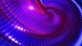 Purple blue background stripes 3d wavy pattern, shiny metal elegant abstract striped pattern Royalty Free Stock Photo