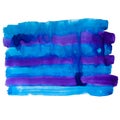 Purple blue band watercolors spot blotch