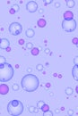 Purple&blue bubbles