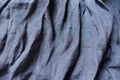 Purple cotton and polyester fabric in soft folds Royalty Free Stock Photo