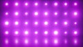 Purple blue Lights flashing on a stage with reflection