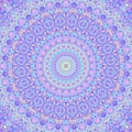 Ornamental Funky Groovy Boho Hippie Colorful Pastel Abstract Digital Mandala Art
