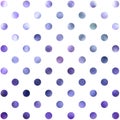Purple Blue Polka Dot Pattern Digital Paper Royalty Free Stock Photo