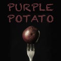 Purple or blue potato