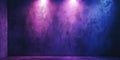 Purple Blue Room Spotlights Royalty Free Stock Photo