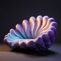 Purple And Blue Shell 3d Model By Lisa Kretnan