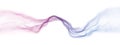 Purple and Blue Twisted Wavy Particle Wave