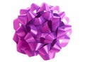 Purple bow Royalty Free Stock Photo