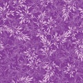 Purple branches seamless pattern background